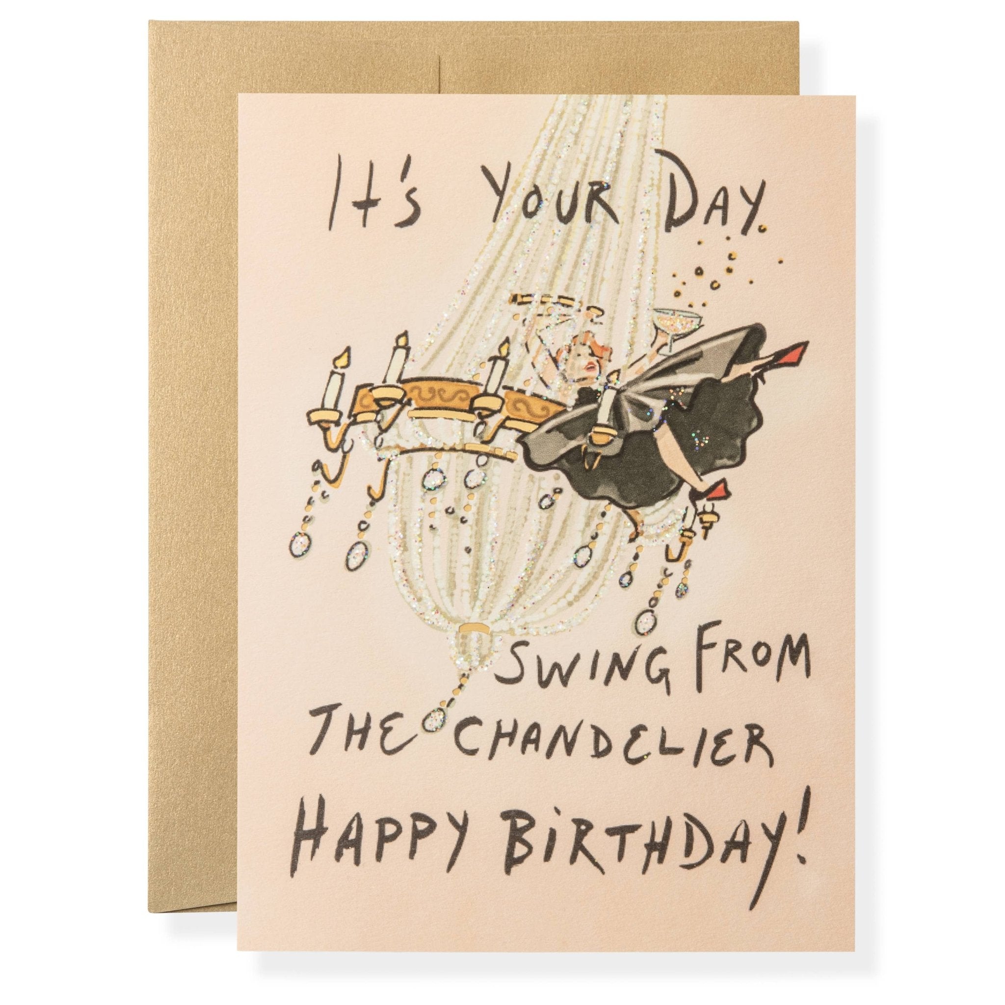 Karen Adams Designs - Chandelier Greeting Card - Gaines Jewelers