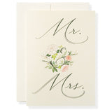 Karen Adams Designs - Mr. &. Mrs. Greeting Card - Gaines Jewelers