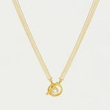 Laguna Layered Statement Chain - Gold/Pearl - Dean Davidson - Gaines Jewelers