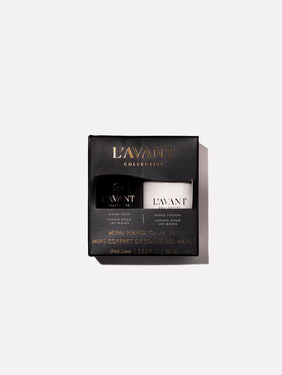 L'AVANT Collective - Mini Hand Care Set, Hand Soap + Hand Lotion - Fresh Linen - Gaines Jewelers