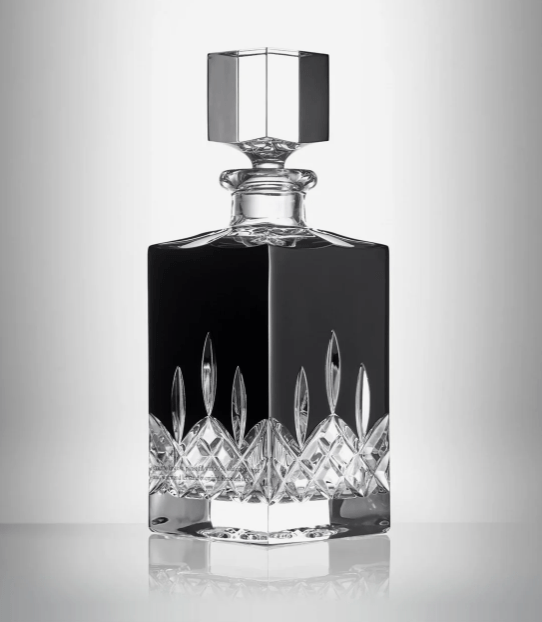 Lismore Black Square Decanter - Waterford - Gaines Jewelers