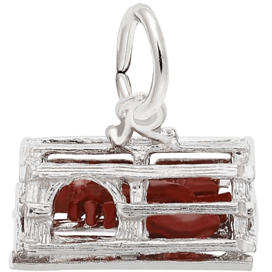 Lobster Trap Charm Sterling Sliver - Rembrandt Charms - Gaines Jewelers