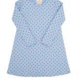 Long Sleeve Polly Play Dress - Barrington Blue Midway Micro Floral - Beaufort Bonnet - Gaines Jewelers