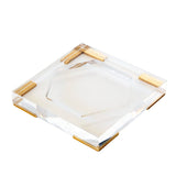 Lucite Tray for 9oz Hexagonal Candle (Boxed) - Antica - Gaines Jewelers