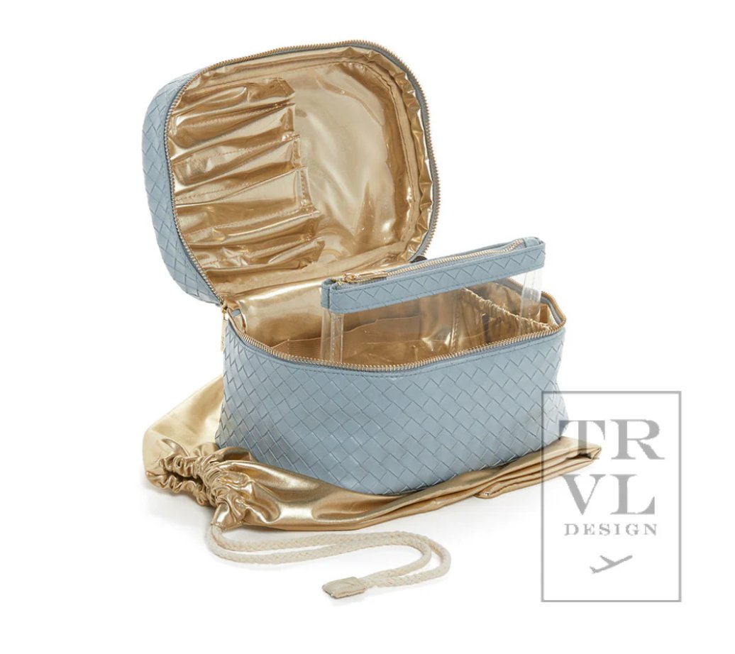Luxe Train 2 Woven Case - Bleu - TRVL Design - Gaines Jewelers
