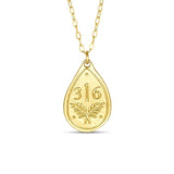 Madison Sterling - Original Pendant Necklace John 3:16 (22") - Gaines Jewelers