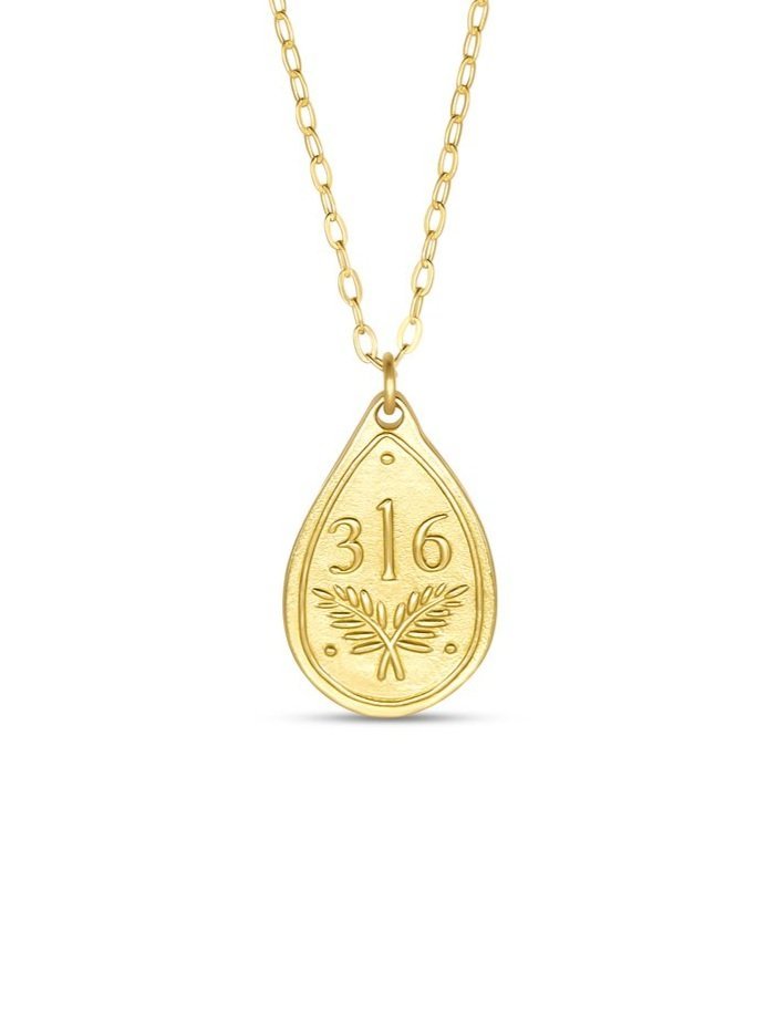 Madison Sterling - Original Pendant Necklace John 3:16 (22") - Gaines Jewelers