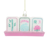 Mahjong Tile Boxed Glass Ornament - 8 Oak Lane - Gaines Jewelers