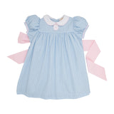 Mary Dal Dress - Get In Line Worth Avenue White & Palm Beach Pink - The Beaufort Bonnet Company - Gaines Jewelers
