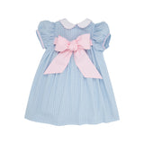 Mary Dal Dress - Get In Line Worth Avenue White & Palm Beach Pink - The Beaufort Bonnet Company - Gaines Jewelers