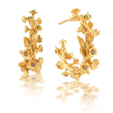 Meadow Small Hoop Earrings - Gold - Capucine De Wulf - Gaines Jewelers