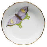 Mini Scalloped Dish in Multi Color Royal Garden Butterflies - Herend - Gaines Jewelers