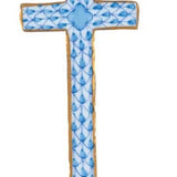 Miniature Cross - Blue - Herend - Gaines Jewelers