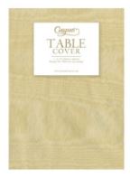 Moire Light Gold - Paper Linen Print Airlaid Tablecover 5.2'X8.2' - Caspari - Gaines Jewelers