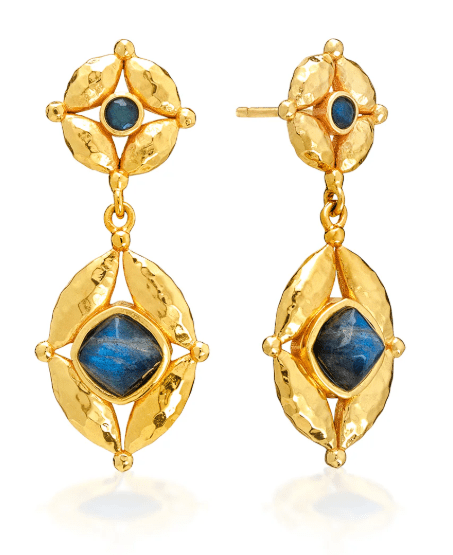 Mystic Eye Post Drop Earrings - Blue Labradorite - Capucine De Wulf - Gaines Jewelers