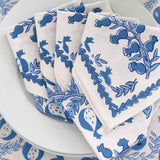 Napkin Set of 4 Pom Bells Wedgewood - Gaines Jewelers
