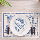 Napkin Set of 4 Pom Bells Wedgewood - Gaines Jewelers