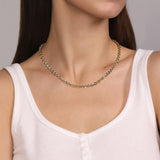 Necklace 14K Yellow Gold Round Link Chain Necklace * Contemporary Collection 17" - Gaines Jewelers
