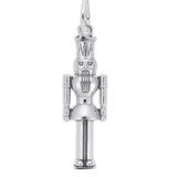 Nutcracker King Charm Sterling Silver - Rembrandt Charms - Gaines Jewelers