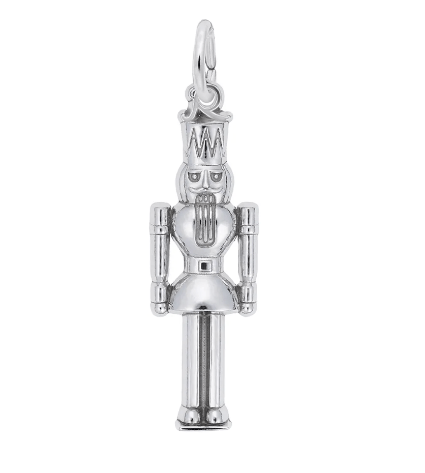 Nutcracker King Charm Sterling Silver - Rembrandt Charms - Gaines Jewelers