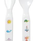 Ocean Animals Fork & Spoon Set - Baby Cie - Gaines Jewelers