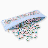 Oh my Mahjong - Light Blue Bamboo Mahjong Bag - Gaines Jewelers