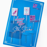 Oh My Mahjong - OG Acrylic Cocktail Stir Sticks - Gaines Jewelers