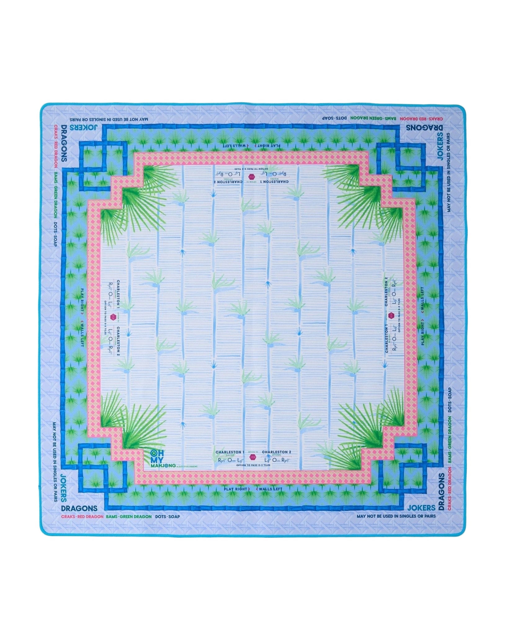 Oh my Mahjong - Palm Paradise Mahjong Mat - Gaines Jewelers