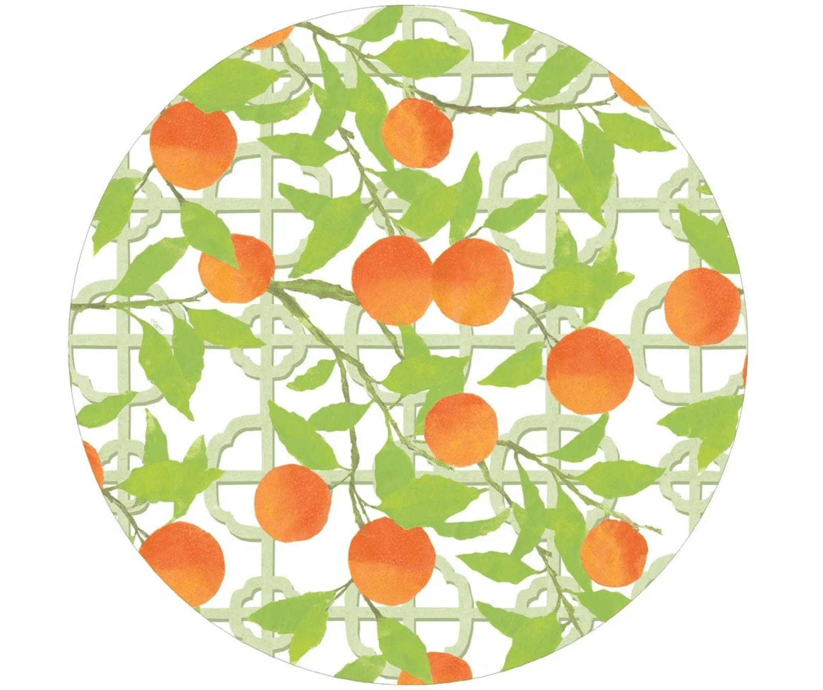 Orange Grove Die - Cut Placemat - Caspari - Gaines Jewelers