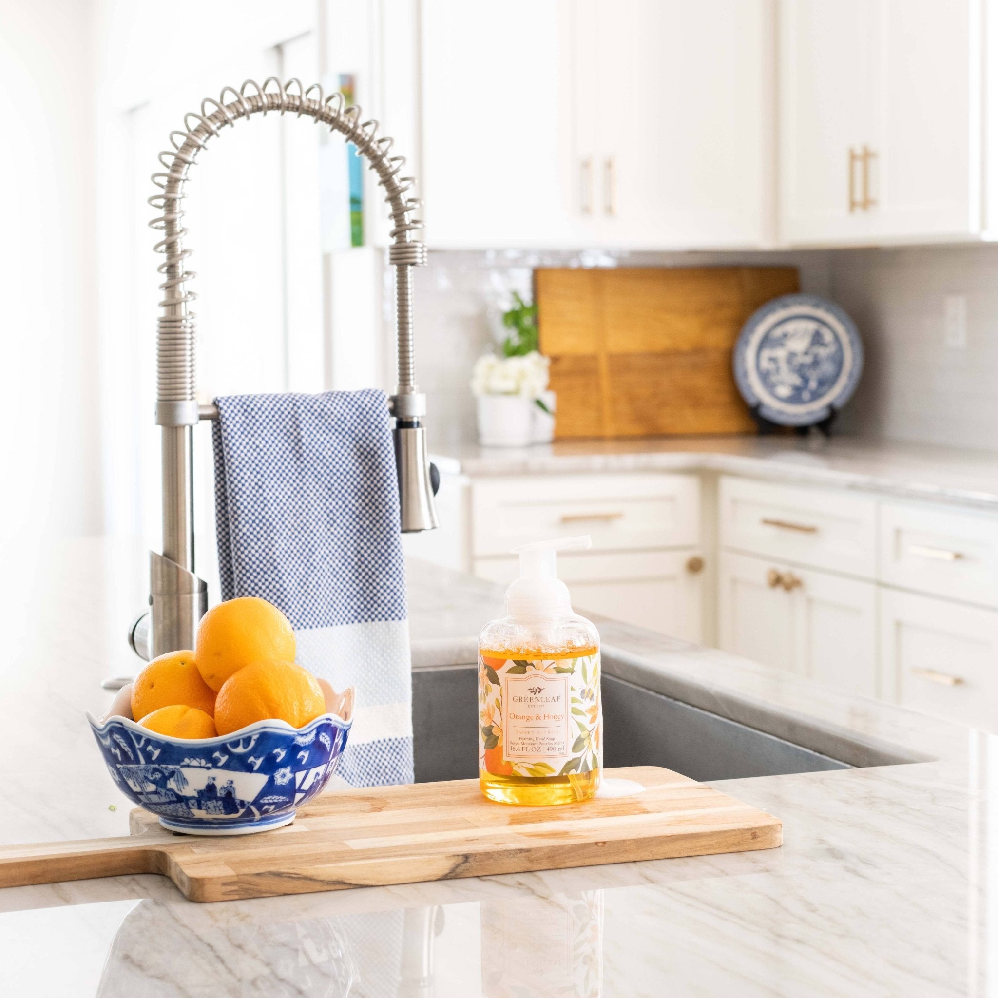 Orange & Honey Foaming Hand Soap - Greenleaf Gifts - Gaines Jewelers
