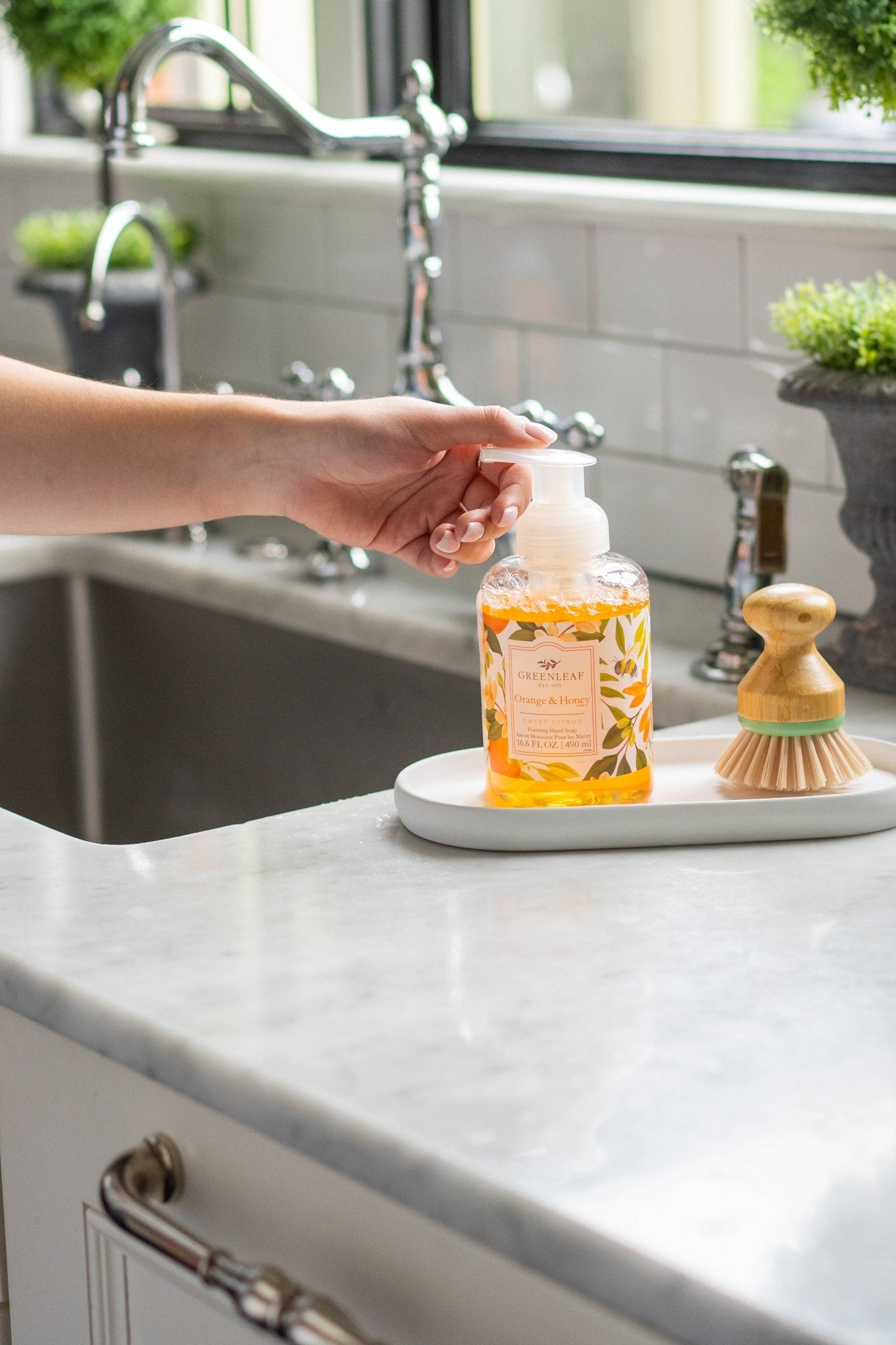 Orange & Honey Foaming Hand Soap - Greenleaf Gifts - Gaines Jewelers