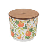 Orange & Honey Patterned 3 Wick Candle - Greenleaf Gifts - Gaines Jewelers
