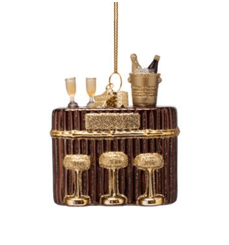 Ornament Glass Brown Cocktail Bar - Vondels - Gaines Jewelers