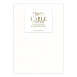Paper Linen Solid Table Cover - White - 1 Pack - Caspari - Gaines Jewelers