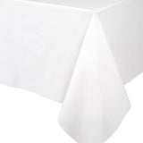 Paper Linen Solid Table Cover - White - 1 Pack - Caspari - Gaines Jewelers