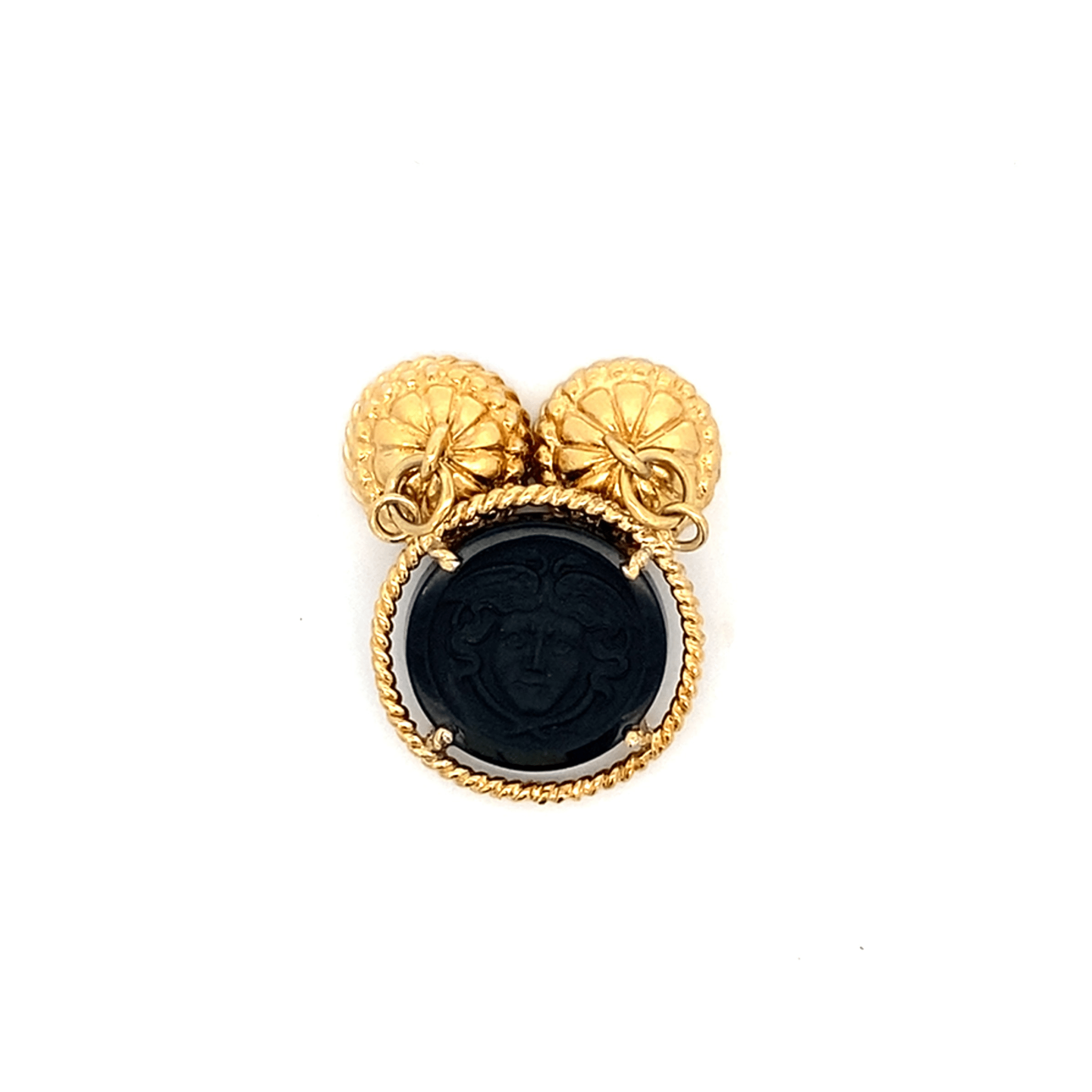 ****Pendant - Onyx Magnetic Attachment in Forever Gold - Raymond Mazza - Gaines Jewelers