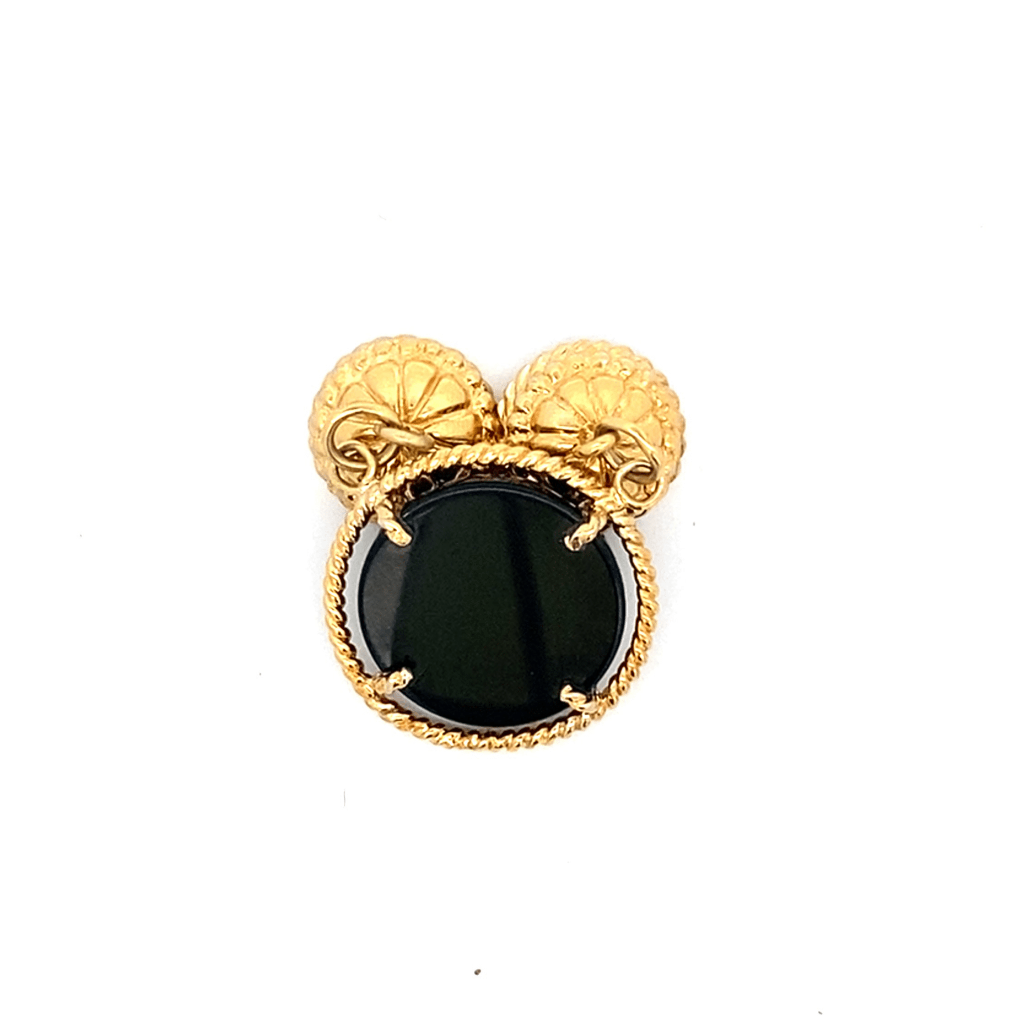 ****Pendant - Onyx Magnetic Attachment in Forever Gold - Raymond Mazza - Gaines Jewelers