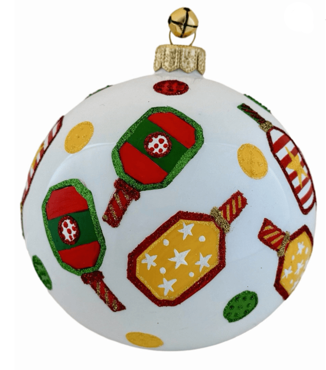 Pickleball Ornament - JingleNog - Gaines Jewelers