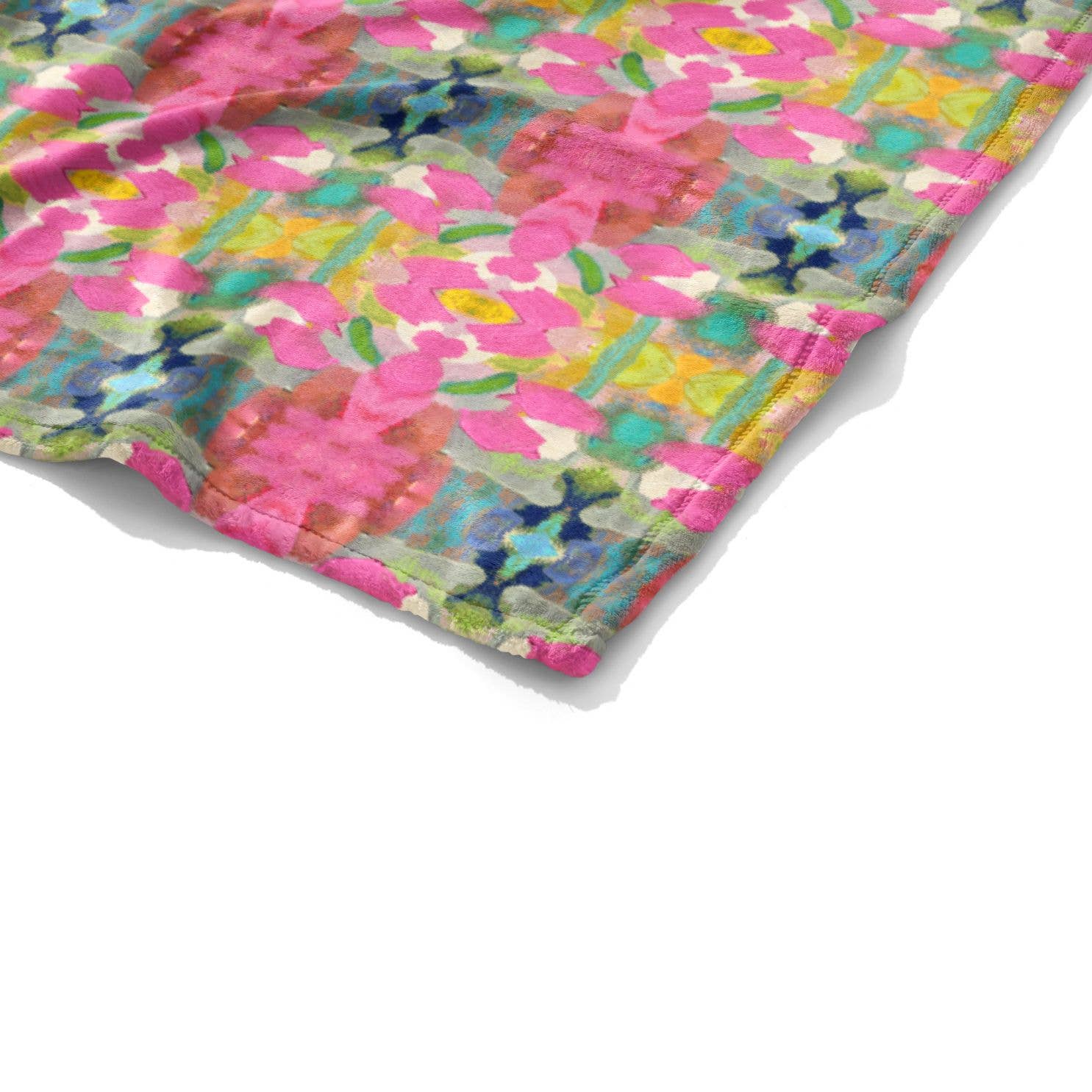 Pink Paradise Fleece Blanket - Laura Park - Gaines Jewelers