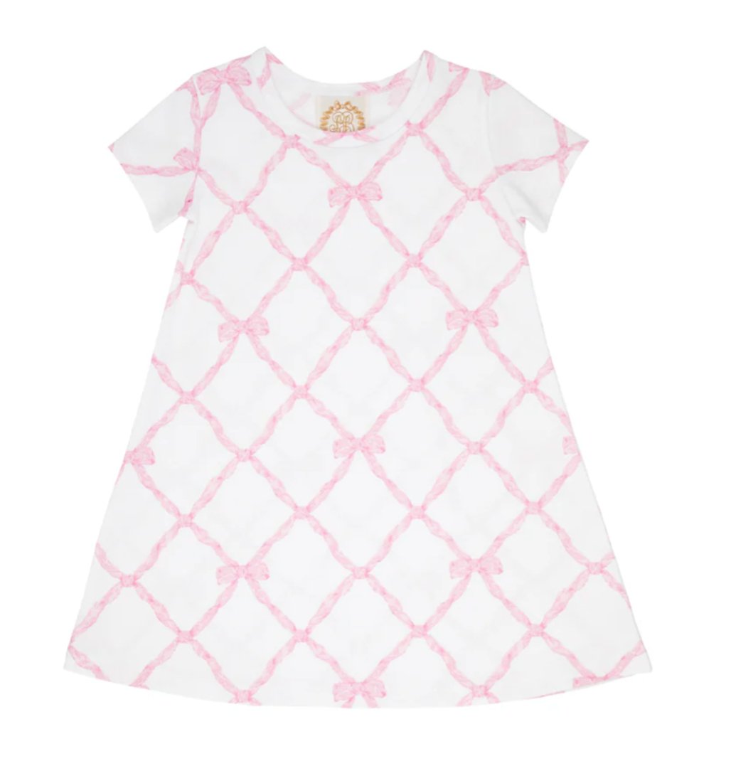 Polly Play Dress - Short Sleeve - Belle Meade Bow - Beaufort Bonnet - Gaines Jewelers