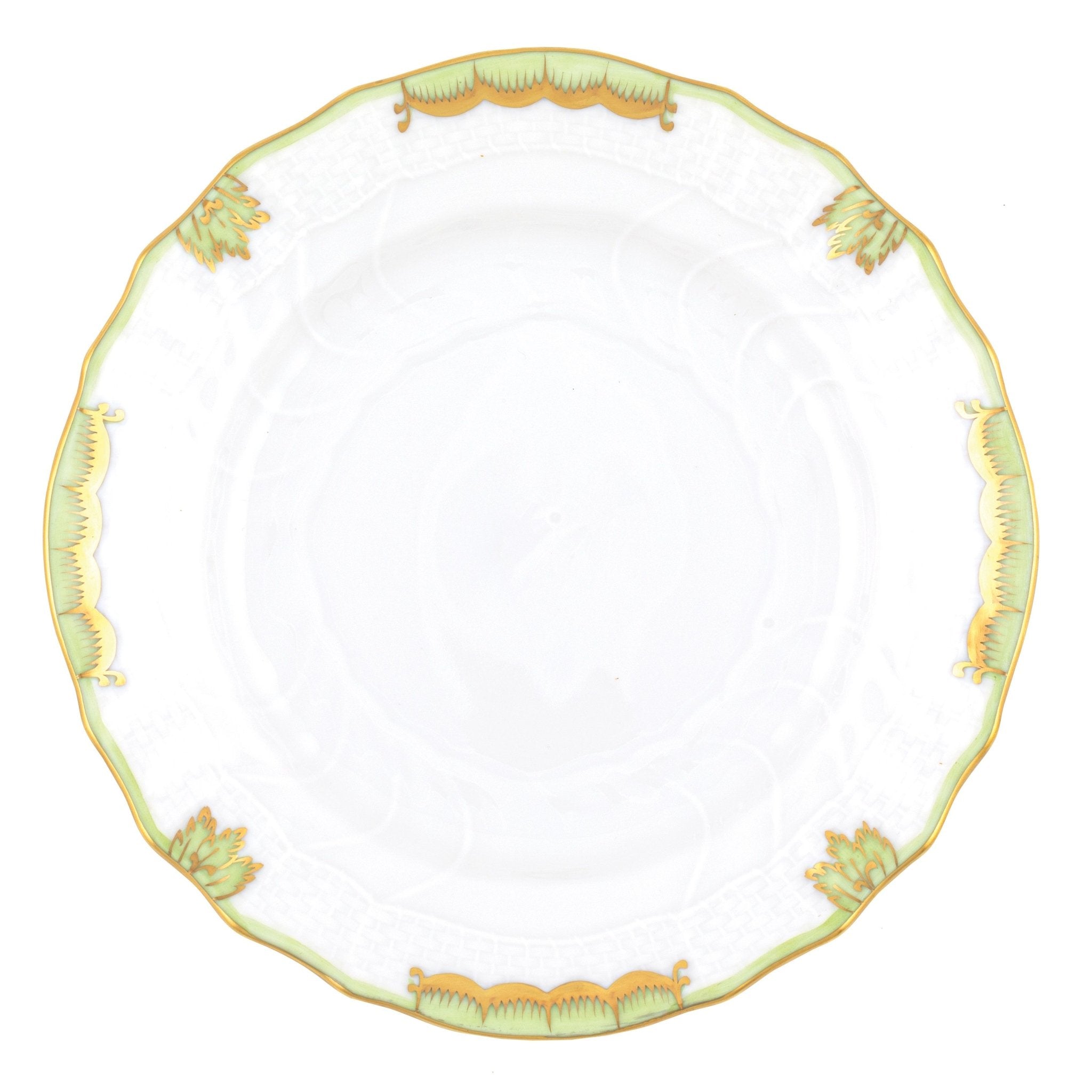 Princess Victoria Green Bread & Butter Plate - Gaines Jewelers