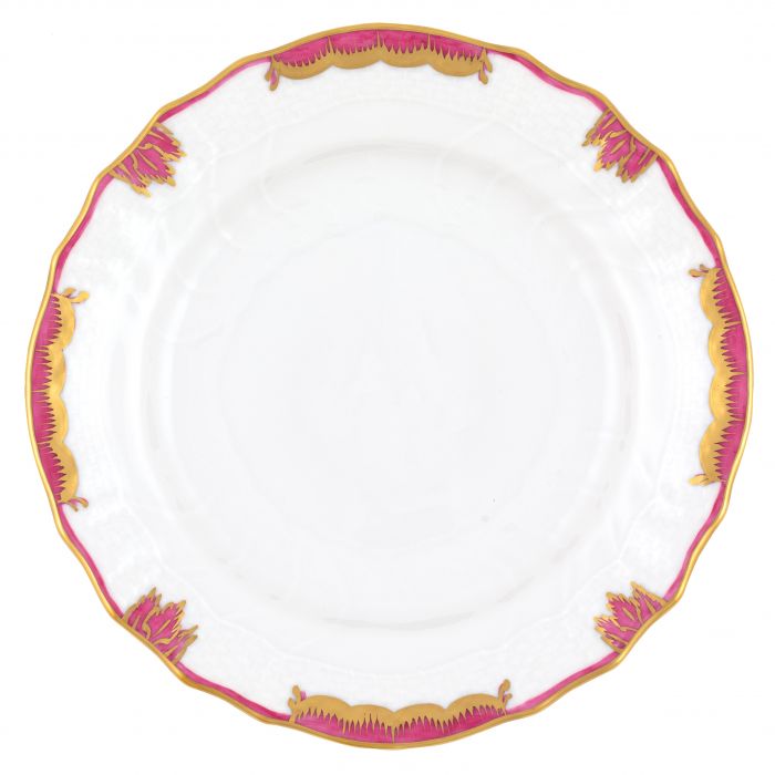 Princess Victoria Raspberry Bread and Butter Plate - Herend - Gaines Jewelers