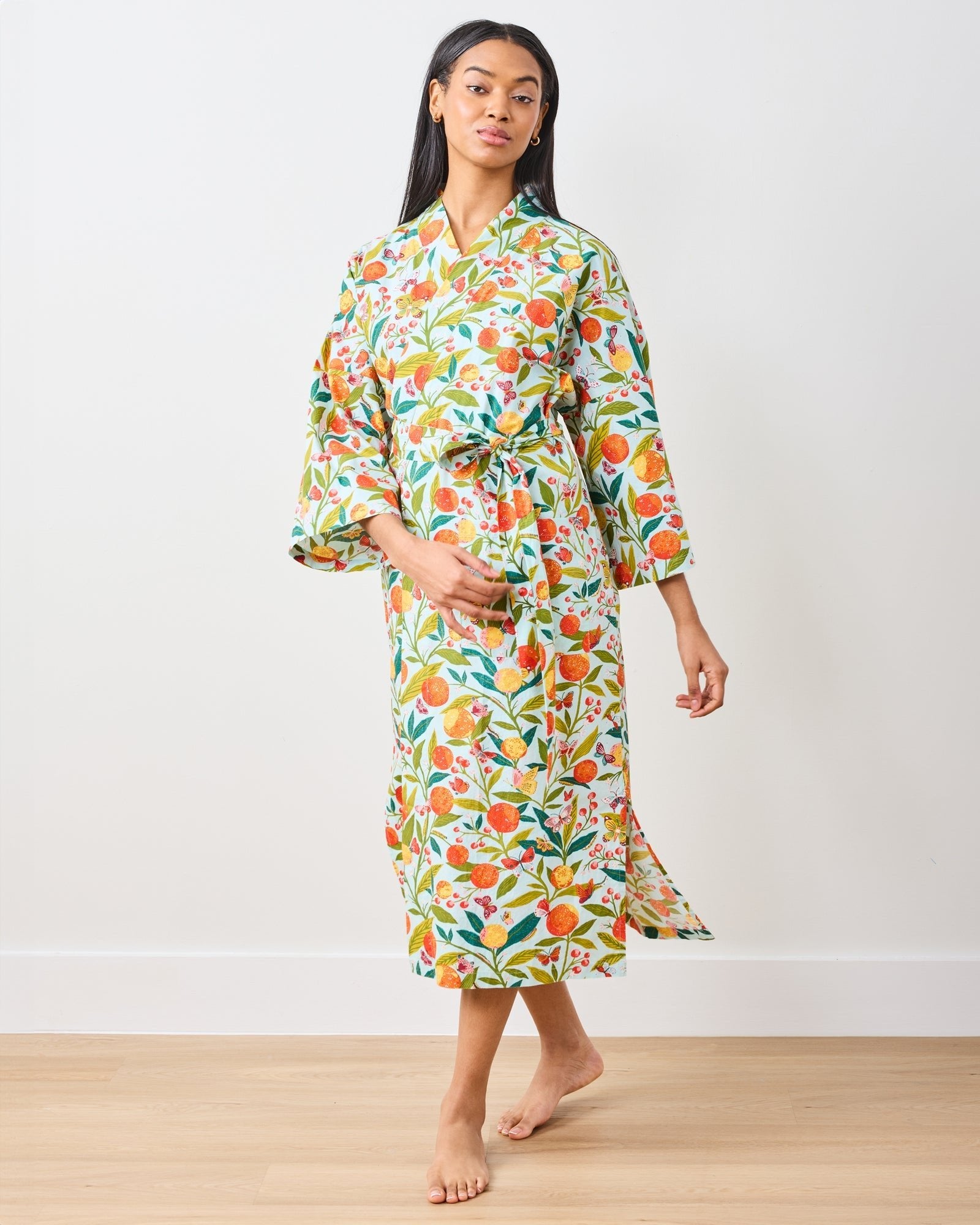 Print Fresh - Butterfly Grove - Long Robe - Gaines Jewelers