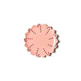 Provence Candy Cane Scallop Salad Plate - Coton Colors - Gaines Jewelers