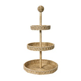 Provence Rattan 3 - Tier Shelving Unit - Whitewash - Juliska - Gaines Jewelers