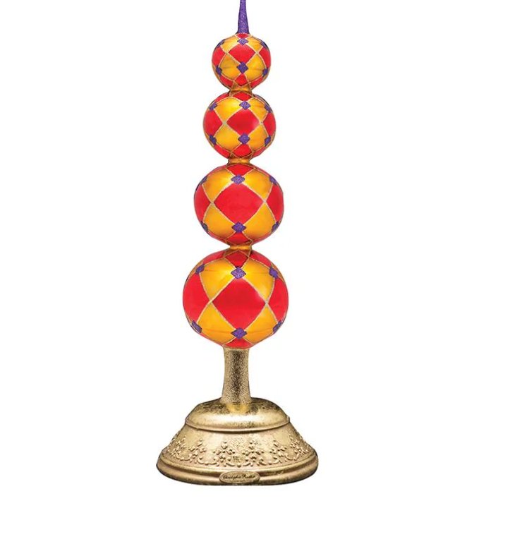 Radko Luxe Finial Stand - Gold - Christopher Radko - Gaines Jewelers