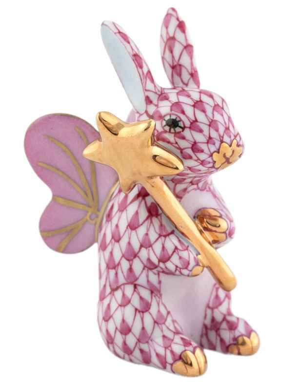 Raspberry Fairy Bunny - Herend - Gaines Jewelers