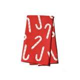 Red Candy Cane Large Hand Towel - Coton Colors - Gaines Jewelers