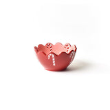 Red Candy Cane Scallop Small Bowl - Coton Colors - Gaines Jewelers