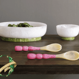 Resin Rio Bubble Salad Servers (Pink) - Beatriz Ball - Gaines Jewelers